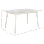 Tavolo da Pranzo Rettangolare - 55L x 36P x 30A
