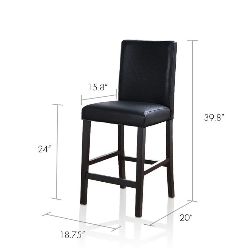 Sgabello da bancone Parson 24", ecopelle
