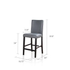 Sgabello da bancone Parson 24", ecopelle
