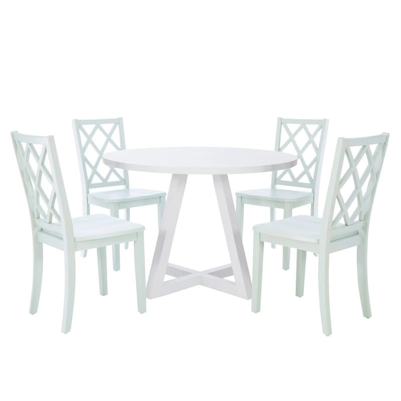 Tavolo da pranzo rotondo bianco
