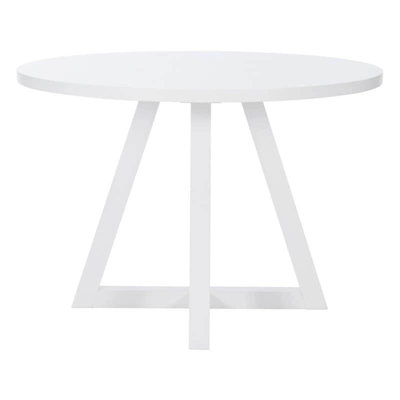 Tavolo da pranzo rotondo bianco