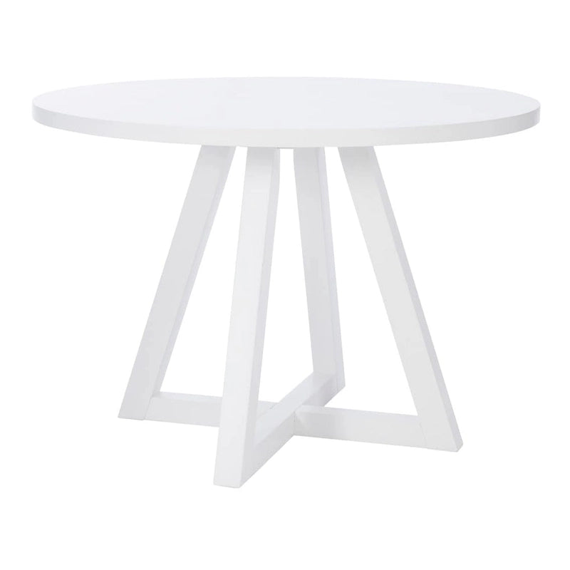 Tavolo da pranzo rotondo bianco