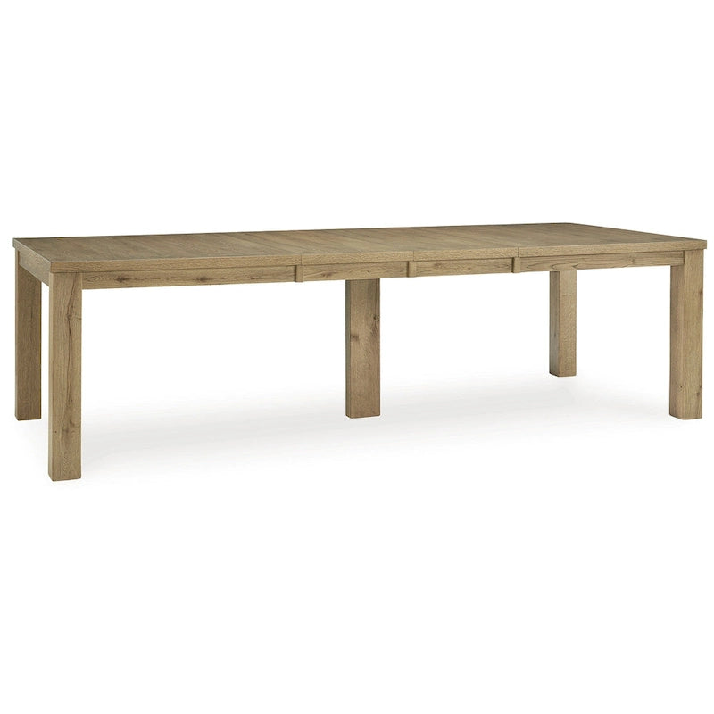 Tavolo da pranzo allungabile marrone chiaro - 44,5L x 30,13A pollici