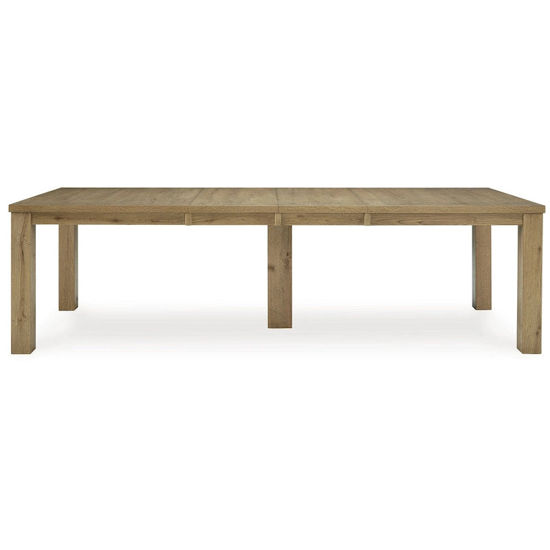 Tavolo da pranzo allungabile marrone chiaro - 44,5L x 30,13A pollici