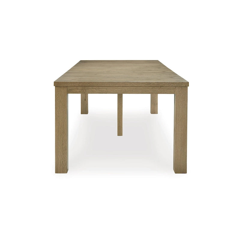 Tavolo da pranzo allungabile marrone chiaro - 44,5L x 30,13A pollici