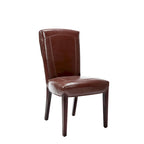 Sedia da pranzo Parsons con rivestimento in pelle marmorizzata (set da 2)