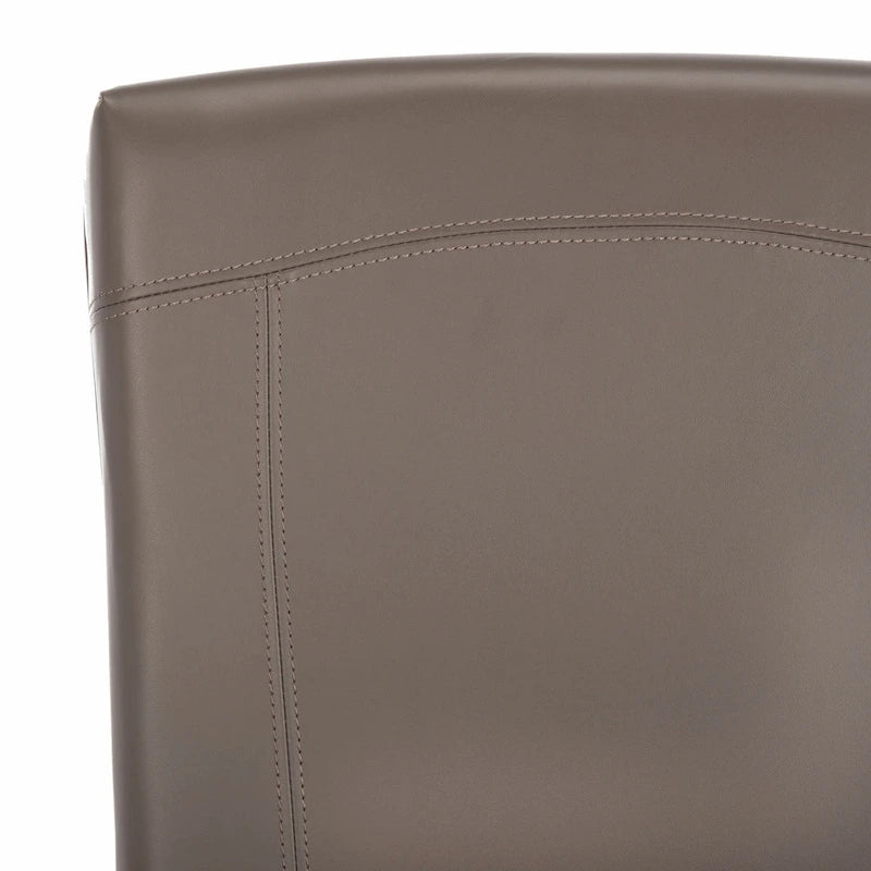 Sedia da pranzo Parsons con rivestimento in pelle marmorizzata (set da 2)