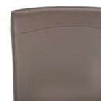 Sedia da pranzo Parsons con rivestimento in pelle marmorizzata (set da 2)