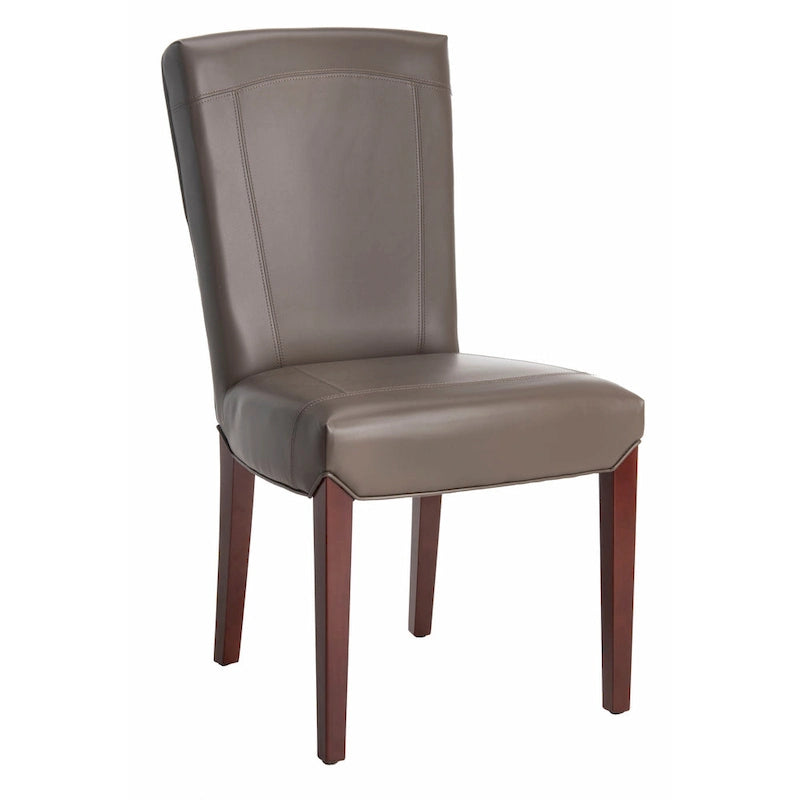 Sedia da pranzo Parsons con rivestimento in pelle marmorizzata (set da 2)
