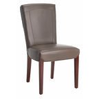 Sedia da pranzo Parsons con rivestimento in pelle marmorizzata (set da 2)