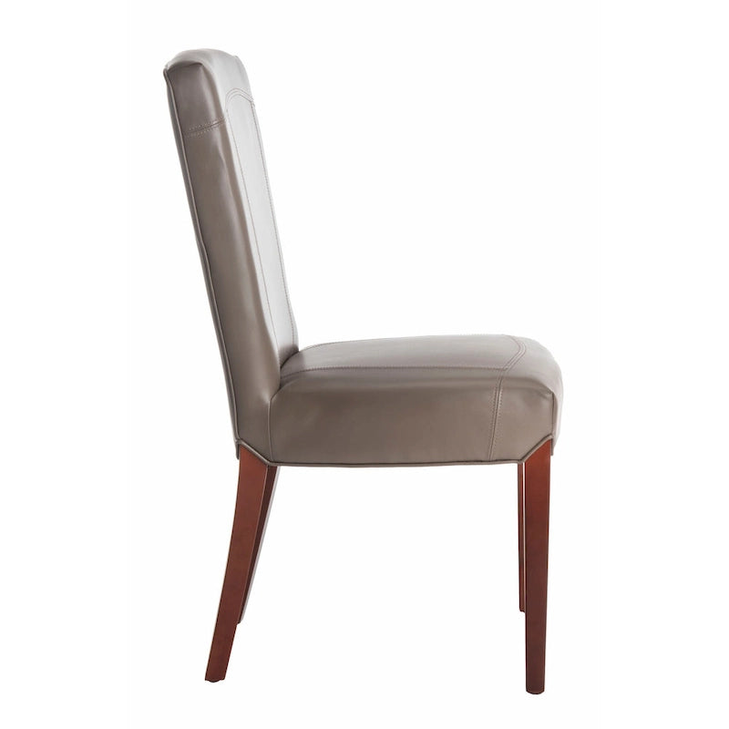 Sedia da pranzo Parsons con rivestimento in pelle marmorizzata (set da 2)