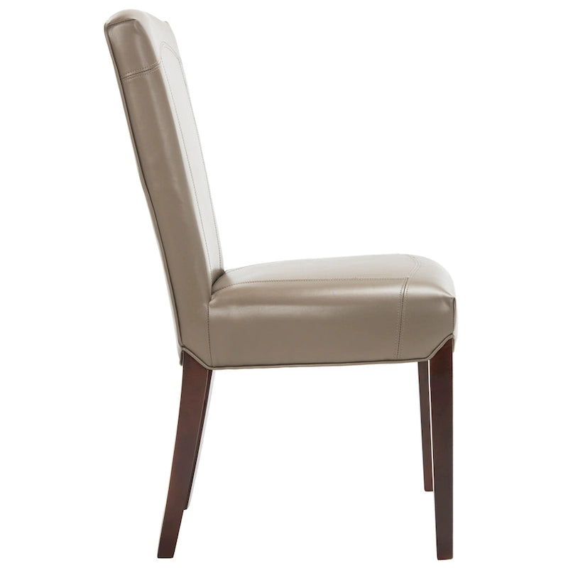 Sedia da pranzo Parsons con rivestimento in pelle marmorizzata (set da 2)