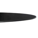 Tavolino d'appoggio rotondo a C - 45 cm L x 45 cm P x 63,5 cm H