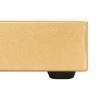 Tavolino d'appoggio rotondo a C - 45 cm L x 45 cm P x 63,5 cm H