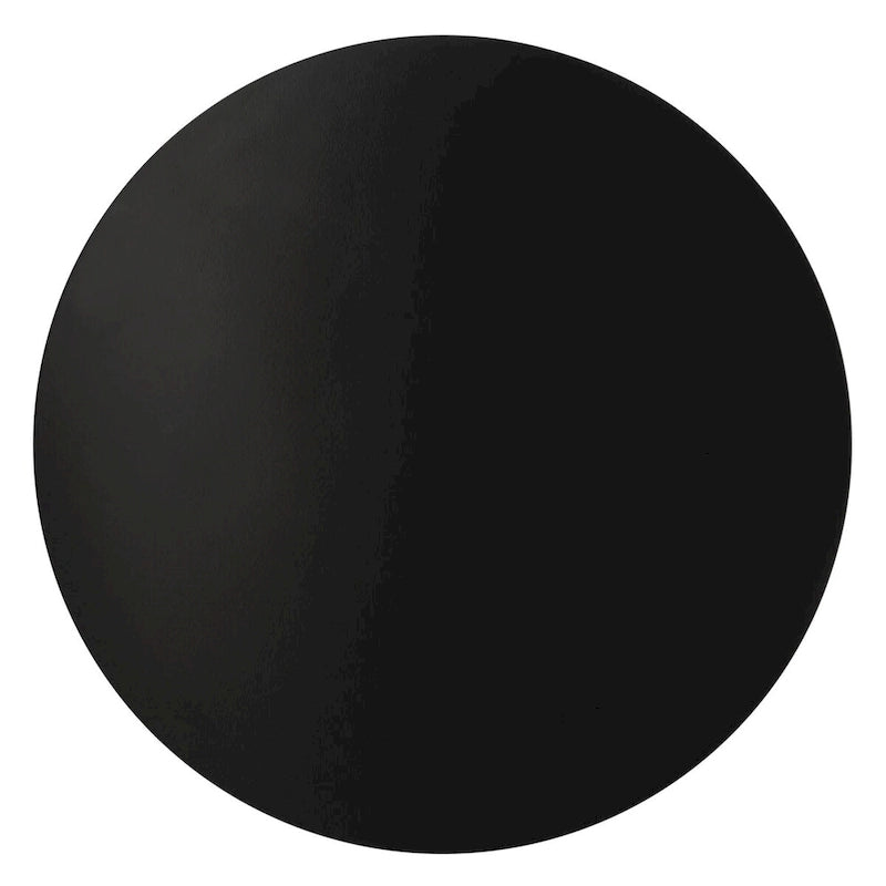 Tavolino d'appoggio rotondo a C - 45 cm L x 45 cm P x 63,5 cm H