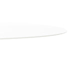 Tavolino d'appoggio rotondo a C - 45 cm L x 45 cm P x 63,5 cm H