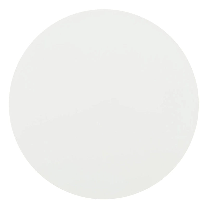 Tavolino d'appoggio rotondo a C - 45 cm L x 45 cm P x 63,5 cm H