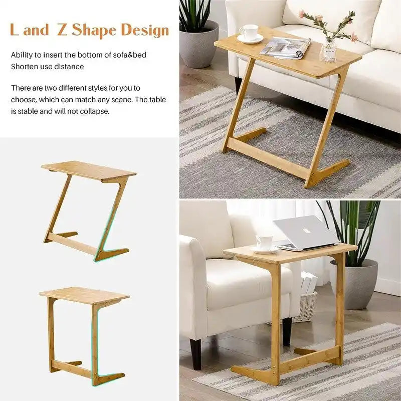 Tavolino a C - 39,4 cm P x 60 cm L x 65 cm H