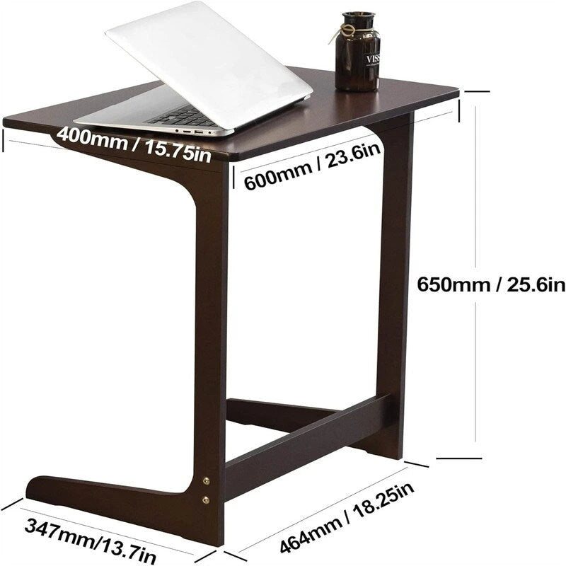 Tavolino a C - 39,4 cm P x 60 cm L x 65 cm H