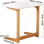 Tavolino a C - 39,4 cm P x 60 cm L x 65 cm H